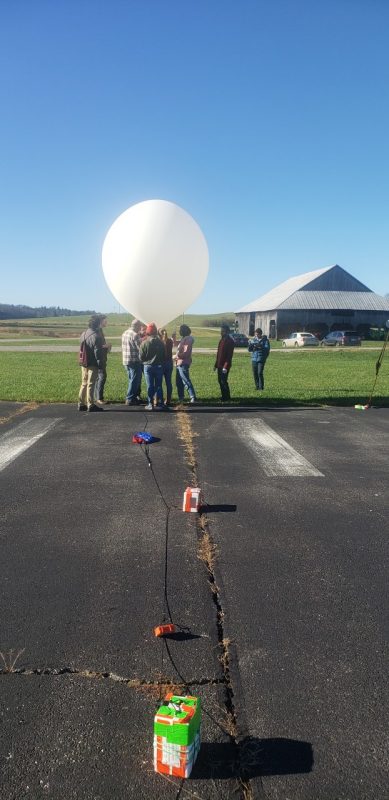 High-altitude balloon flight string for Nov. 2022 flight